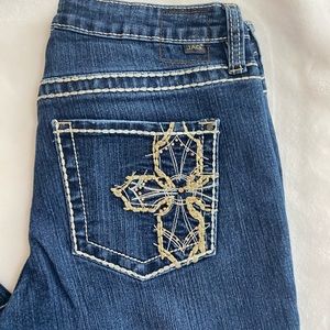 Jag Jeans Midrise boot cut dark wash size 8